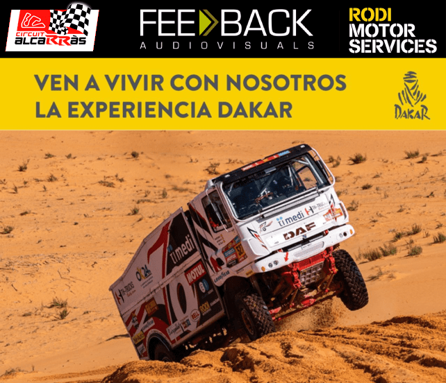 Alquiler de equipos audio visuales para presentación del Rally Dakar Feedback Audiovisuals