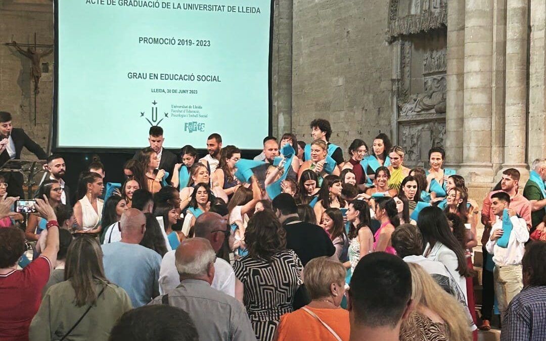 Alquiler de equipos audio visuales para las orlas de graduación de la Universitat de Lleida